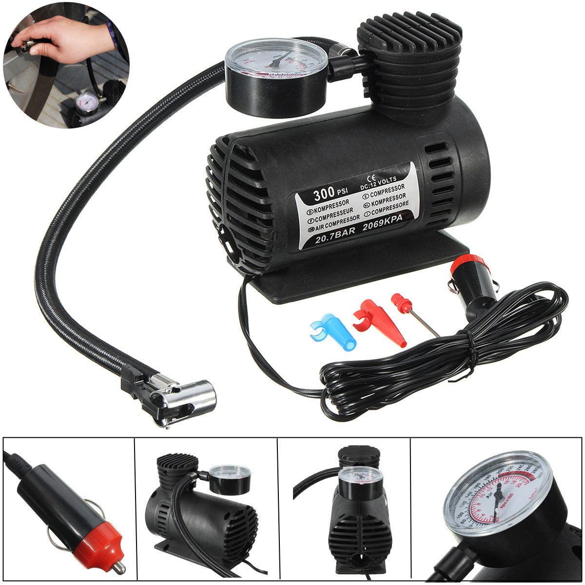 Mini Air Compressor Car Tyre